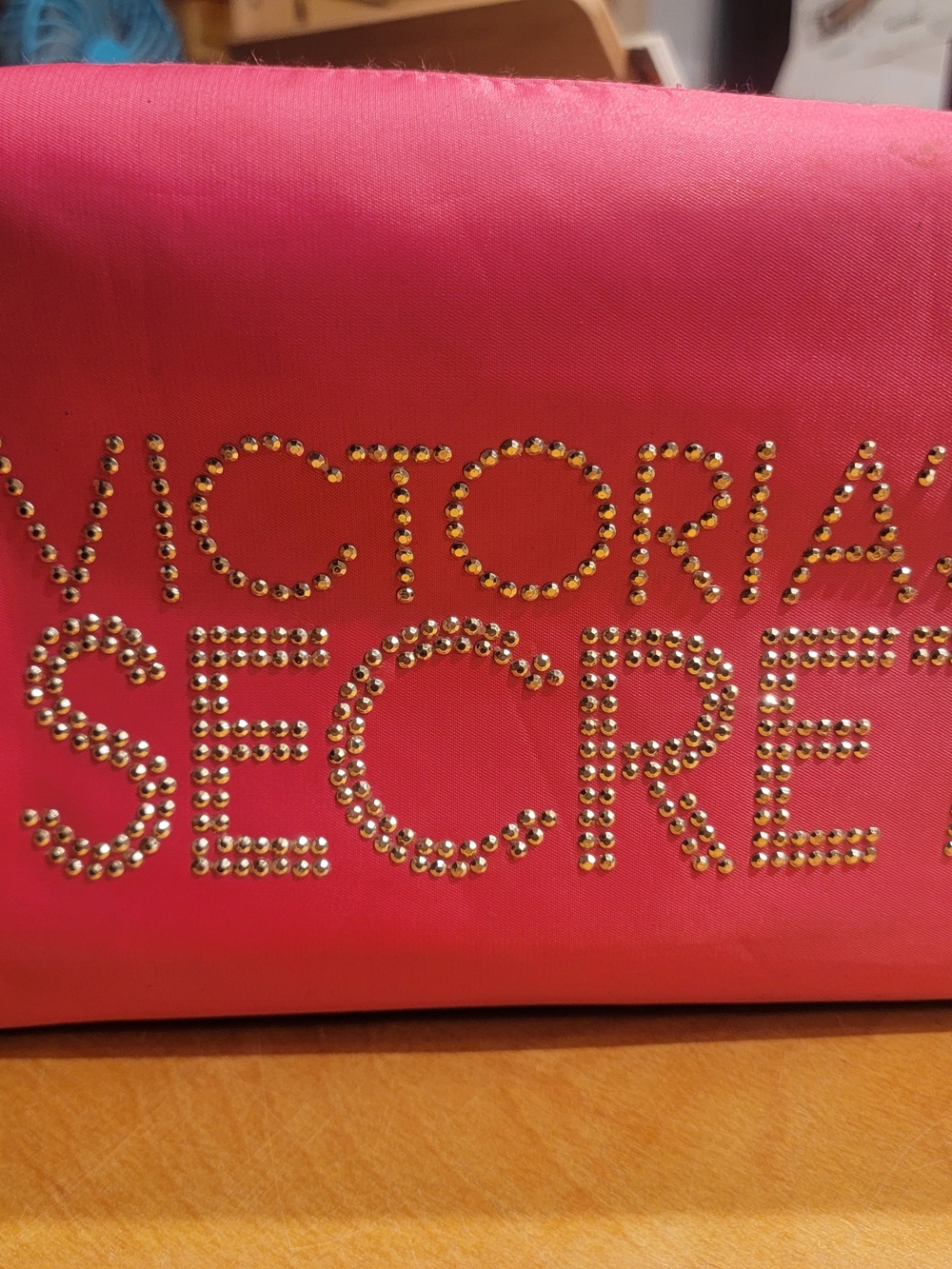 Victoria's Secret Pink Studded Cosmetic Bag